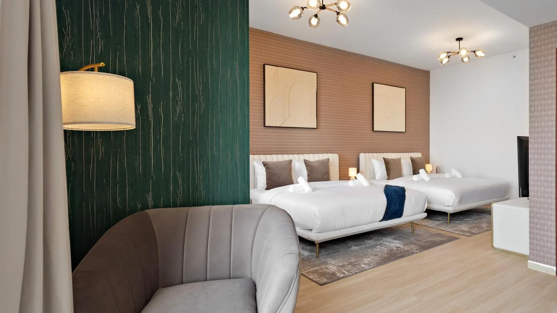 Apartment Palm & Sea View Beach Acess Jbr Walk Skydive Clubs Dubai