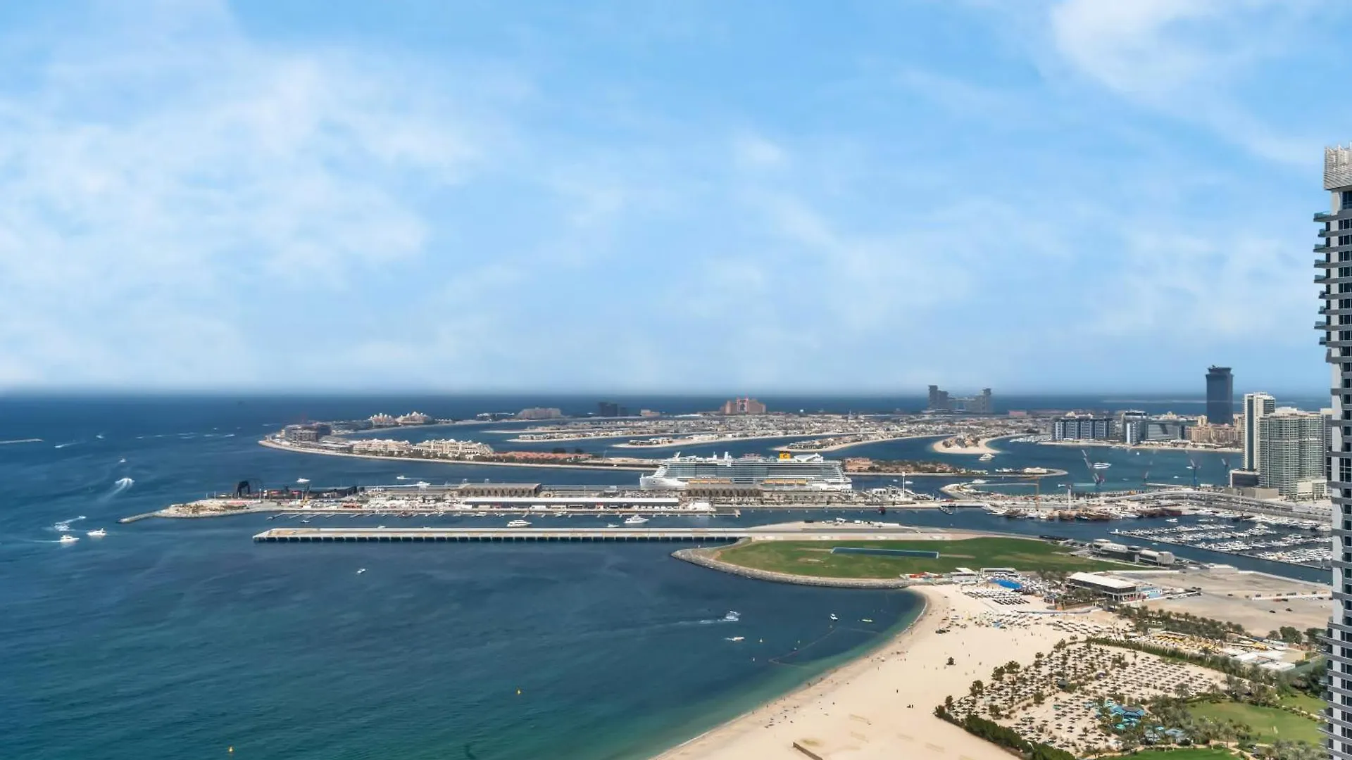Palm & Sea View Beach Acess Jbr Walk Skydive Clubs Dubai