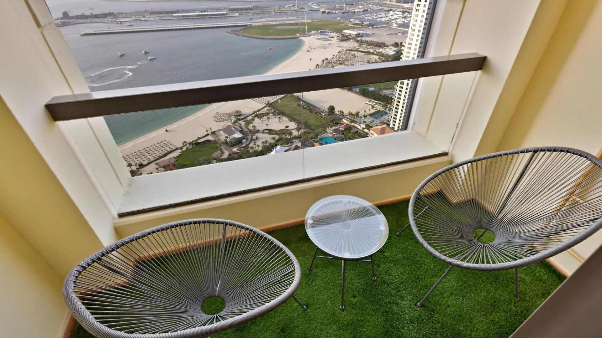 Palm & Sea View Beach Acess Jbr Walk Skydive Clubs 迪拜 0*,